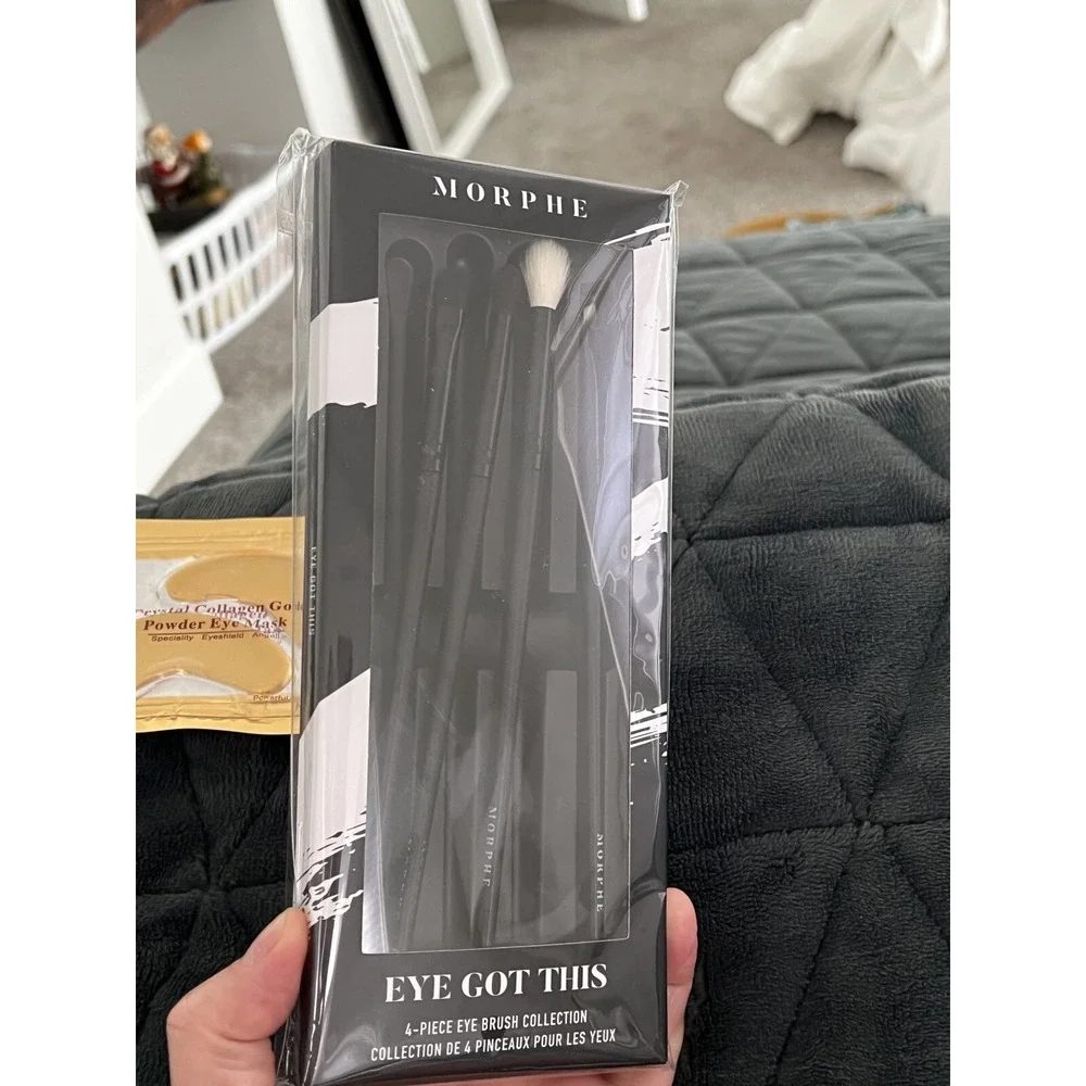 NEW ~ CAMARA Aunique Lashes Morphe Brushes Crystal CollagenEye Mask ~ LOT of 3